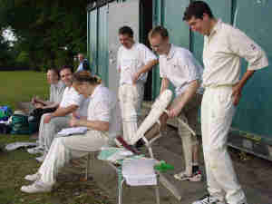 Cricket in Victoria Rec